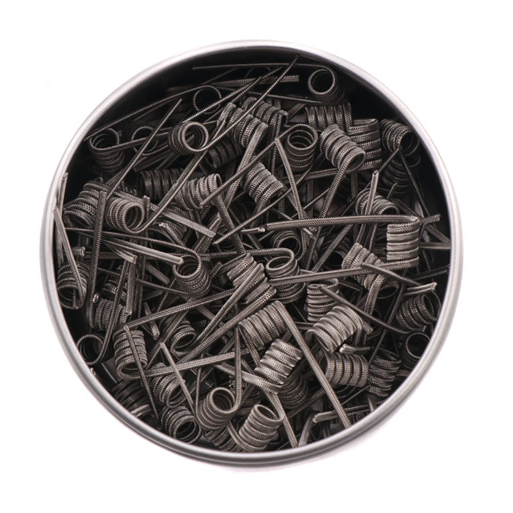 NEW XFKM 100PCS/box NI80/A1/SS – Clapton Wire Pre Built recenzja i cena