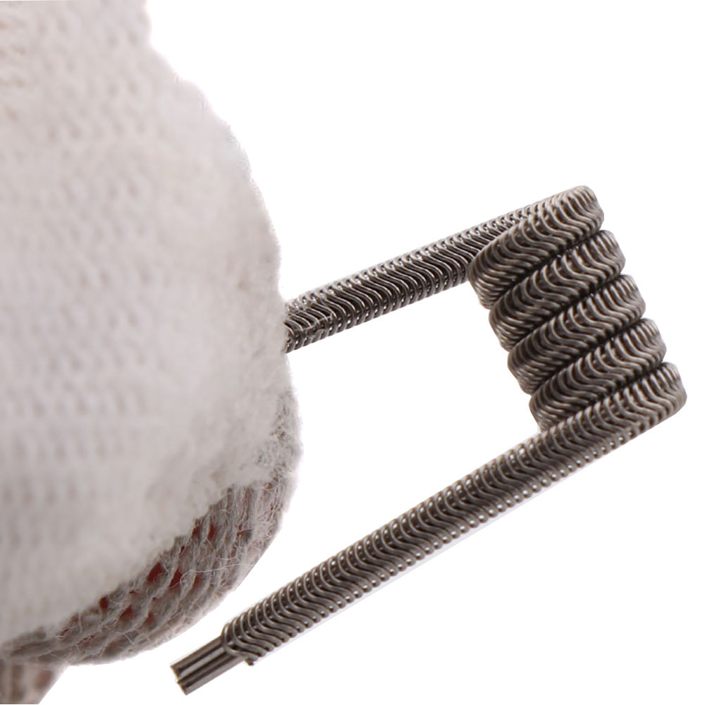 NEW XFKM 100PCS/box NI80/A1/SS – Clapton Wire Pre Built recenzja i cena