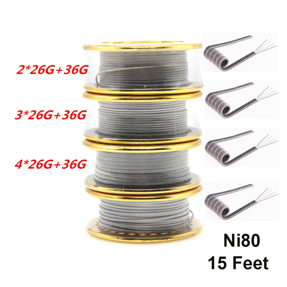 Ni80 Wire Clapton Fused Double – Clapton Wire Pre Built recenzja i cena