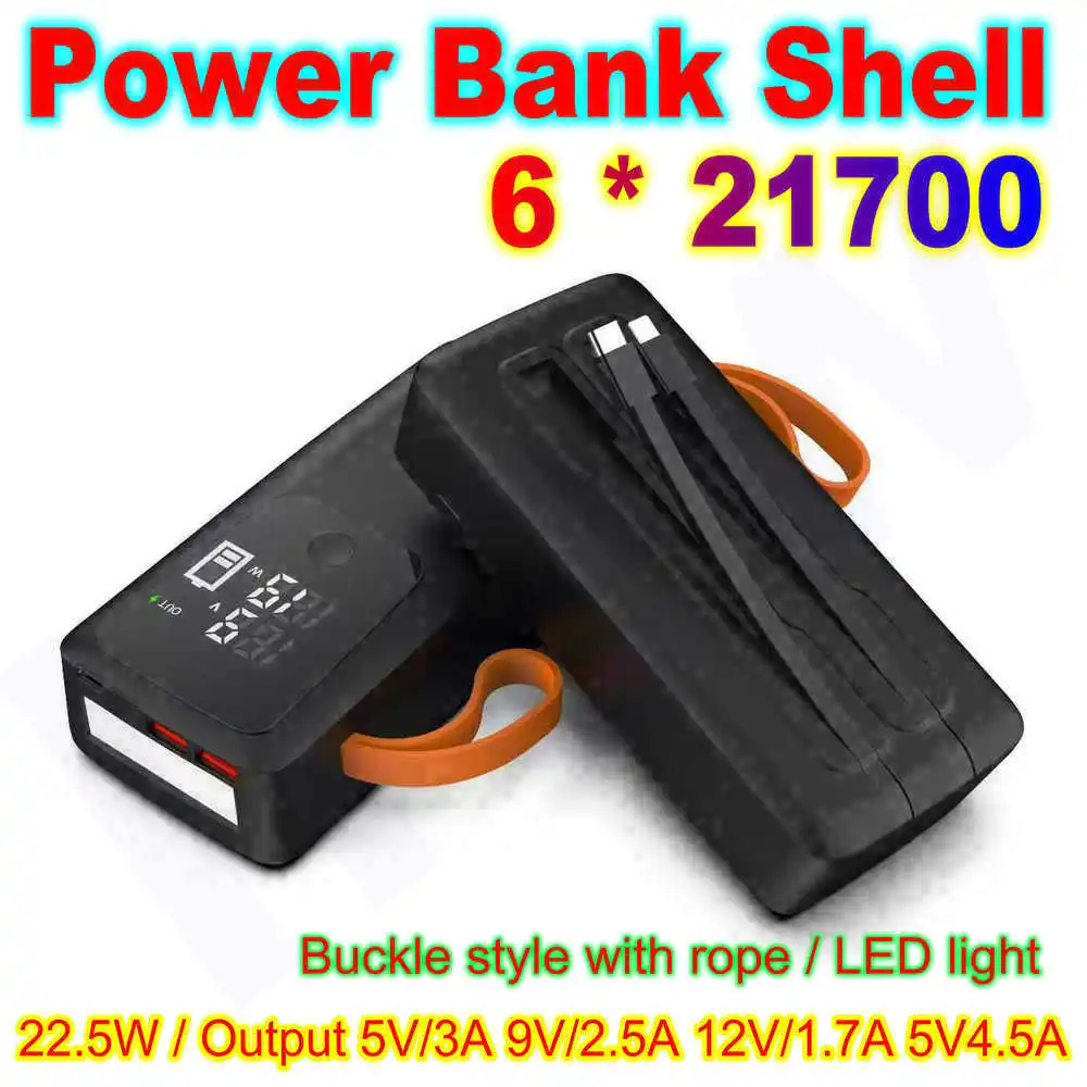 21700  Battery Case Power Bank – Battery Case Storage recenzja i cena
