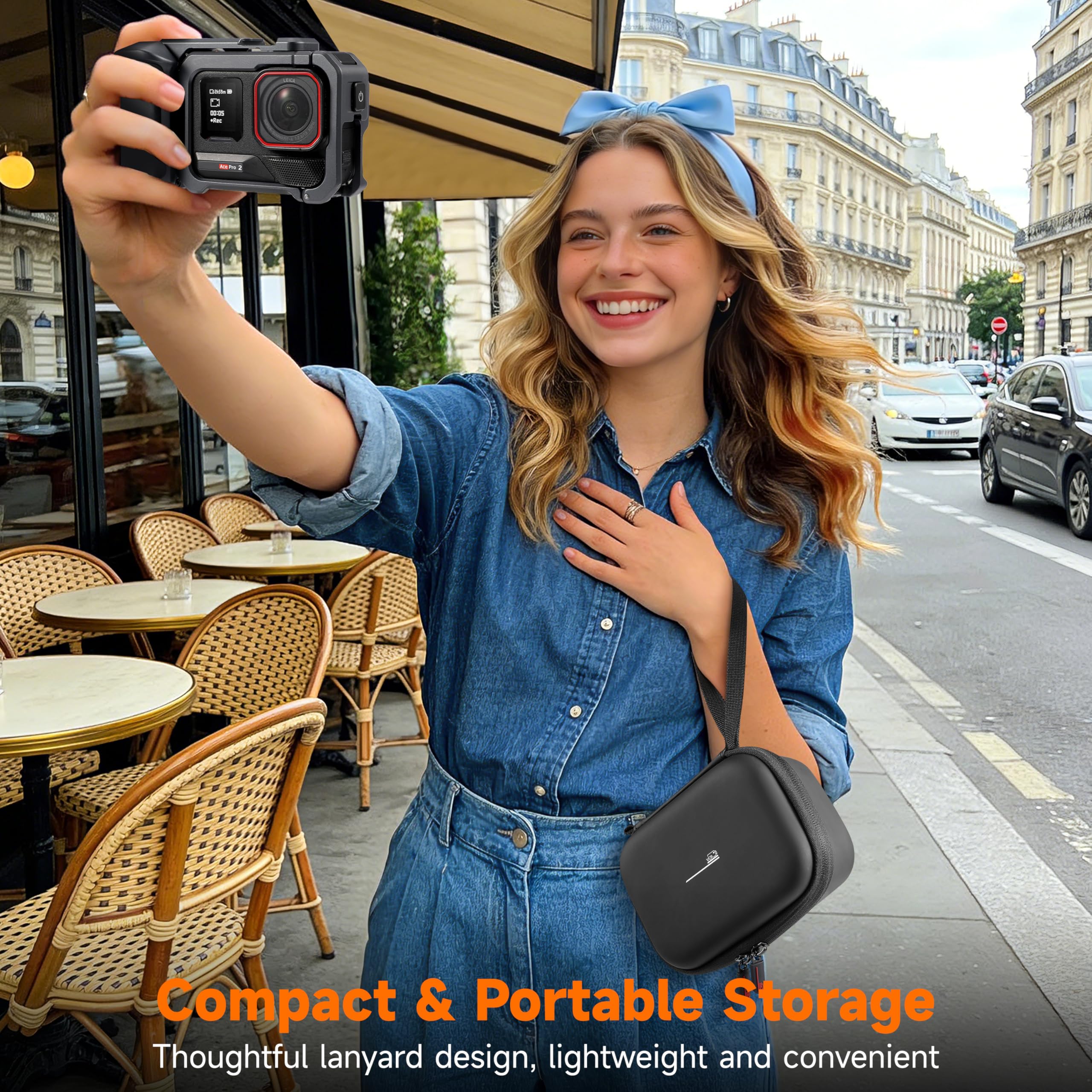 Carrying Case For Insta360 Ace – Battery Case Storage recenzja i cena