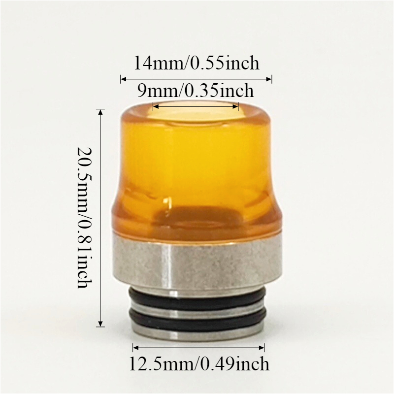 1Pc 810 Wide Bore Drip Tip wit – Drip Tip Resin recenzja i cena