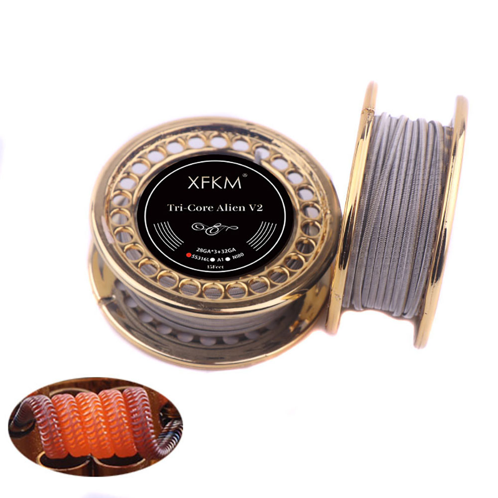 XFKM 5M/roll NI80/A1/SS316L Al – Clapton Wire Pre Built recenzja i cena