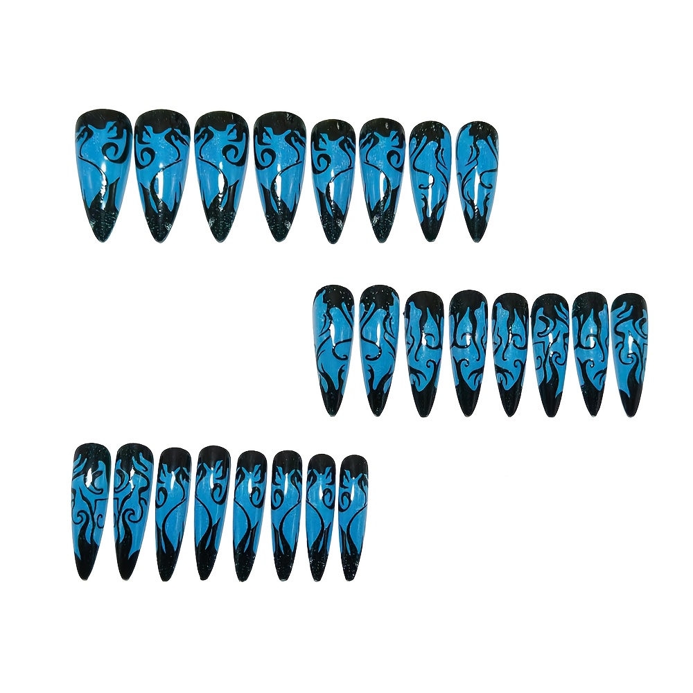 Long Pointed Press On Nails wi – Drip Tip Resin recenzja i cena