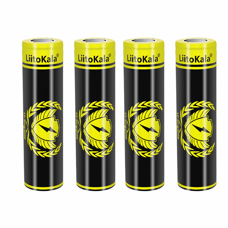 4pcs LiitoKala 3.7V 18650/2170 – Vape Battery 18650 recenzja i cena