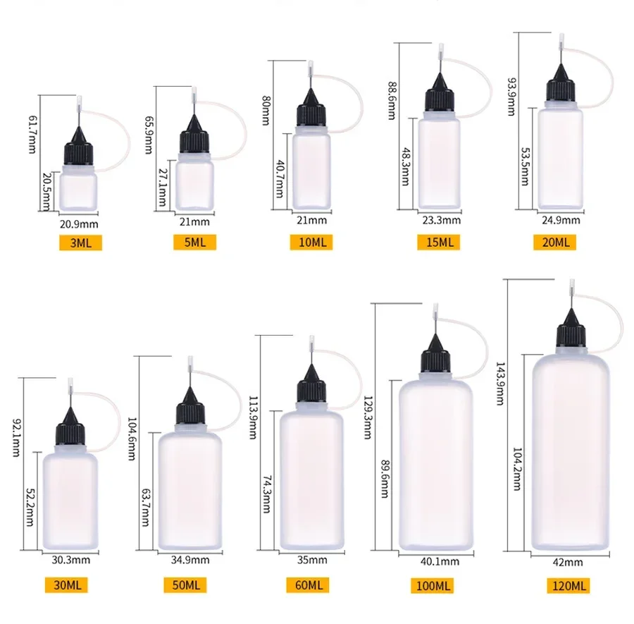 5-10pcs 5ml-120ml Empty Plasti – Squonk Bottle Silicone recenzja i cena