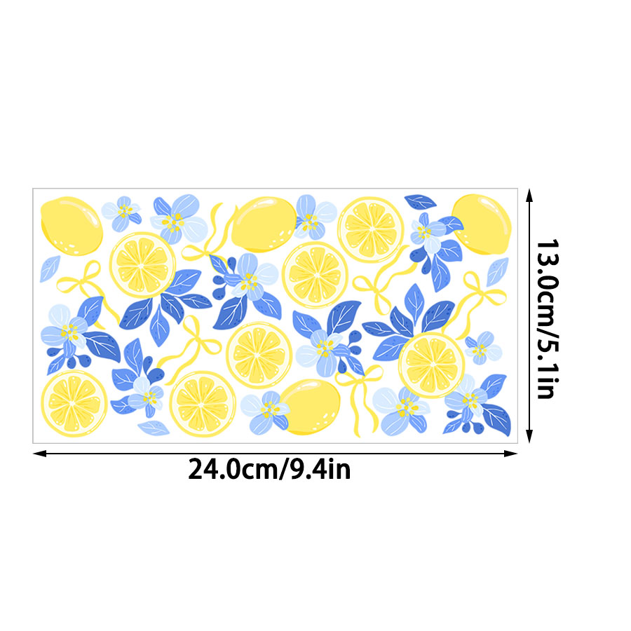 Lemon Floral UV DTF Transfer S – Rdta Tank Glass recenzja i cena