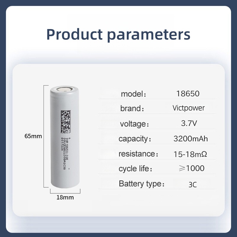 Victpower 10-Pack 3500mAh 1865 – Vape Battery 18650 recenzja i cena