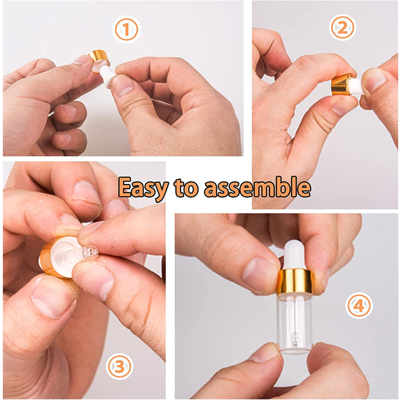 5Pcs 1ml/2ml/3ml/5ml Empty Gla – Juice Bottle Dropper recenzja i cena