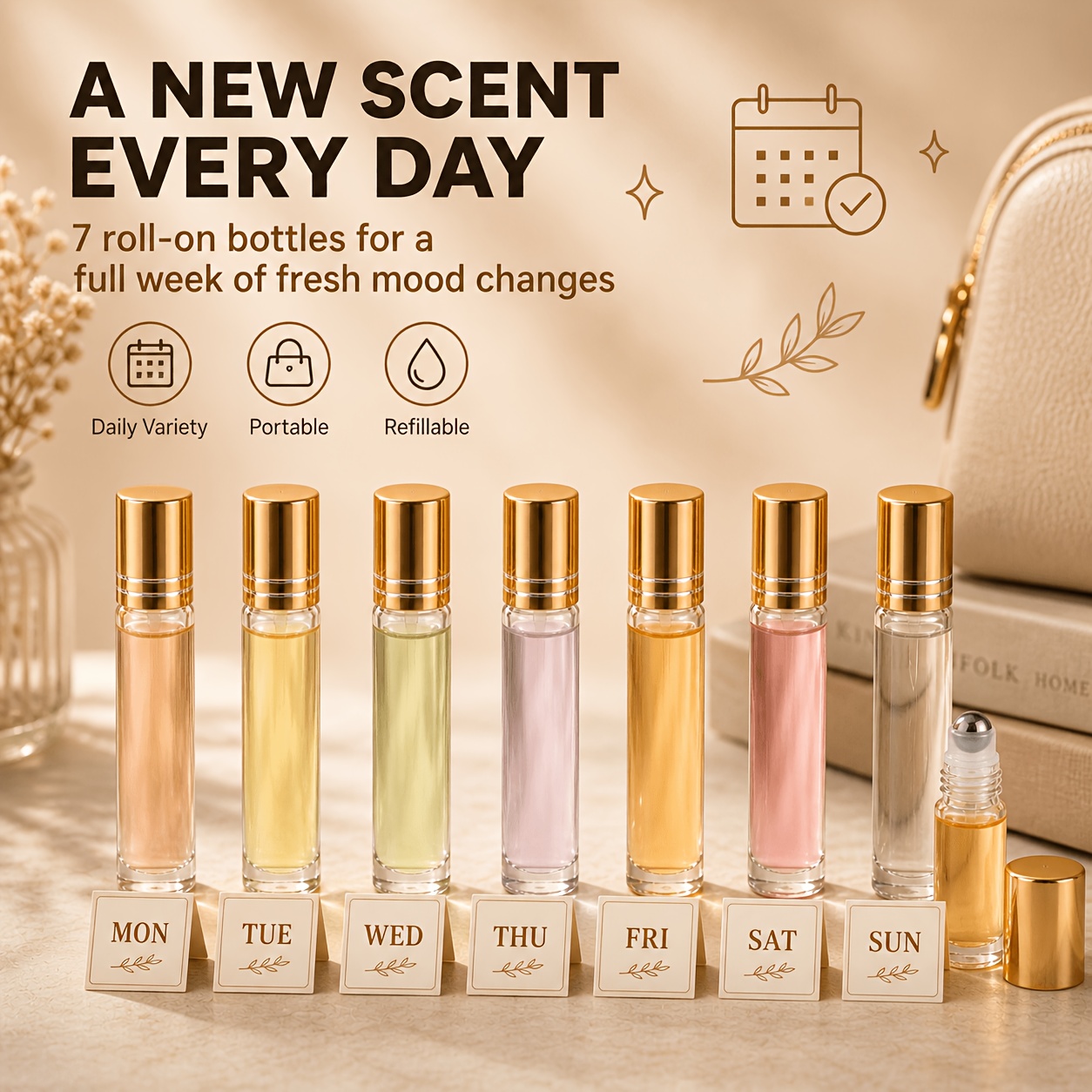 7/14pcs Glass Roll on Bottle 1 – Juice Bottle Dropper recenzja i cena