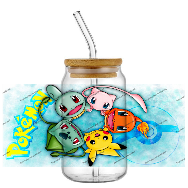 Pokemon pattern UV DTF cup wra – Rdta Tank Glass recenzja i cena