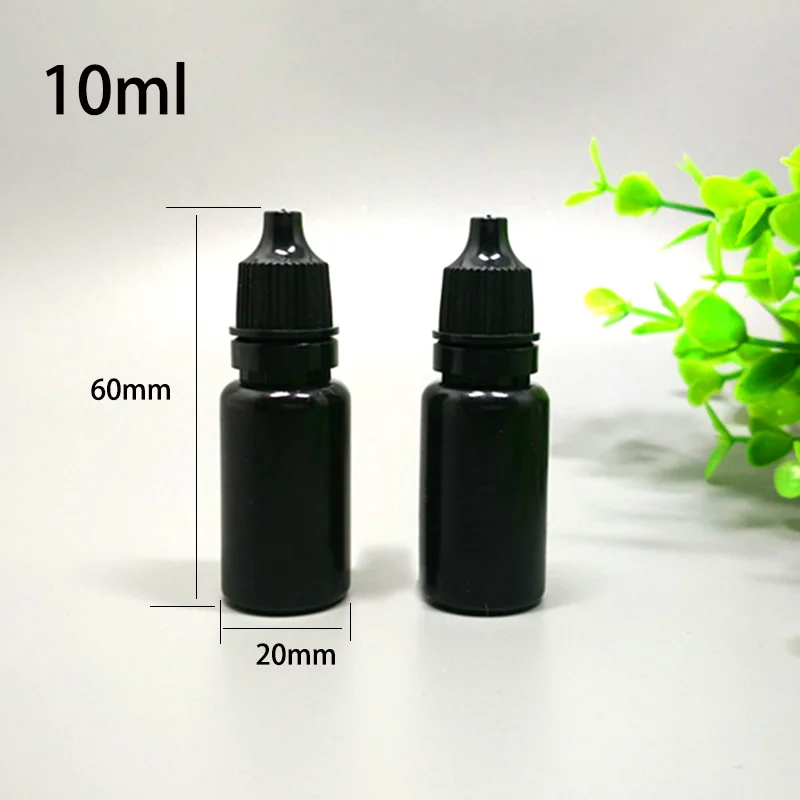 Black 5ml 10ml Cosmetic Liquid – Juice Bottle Dropper recenzja i cena
