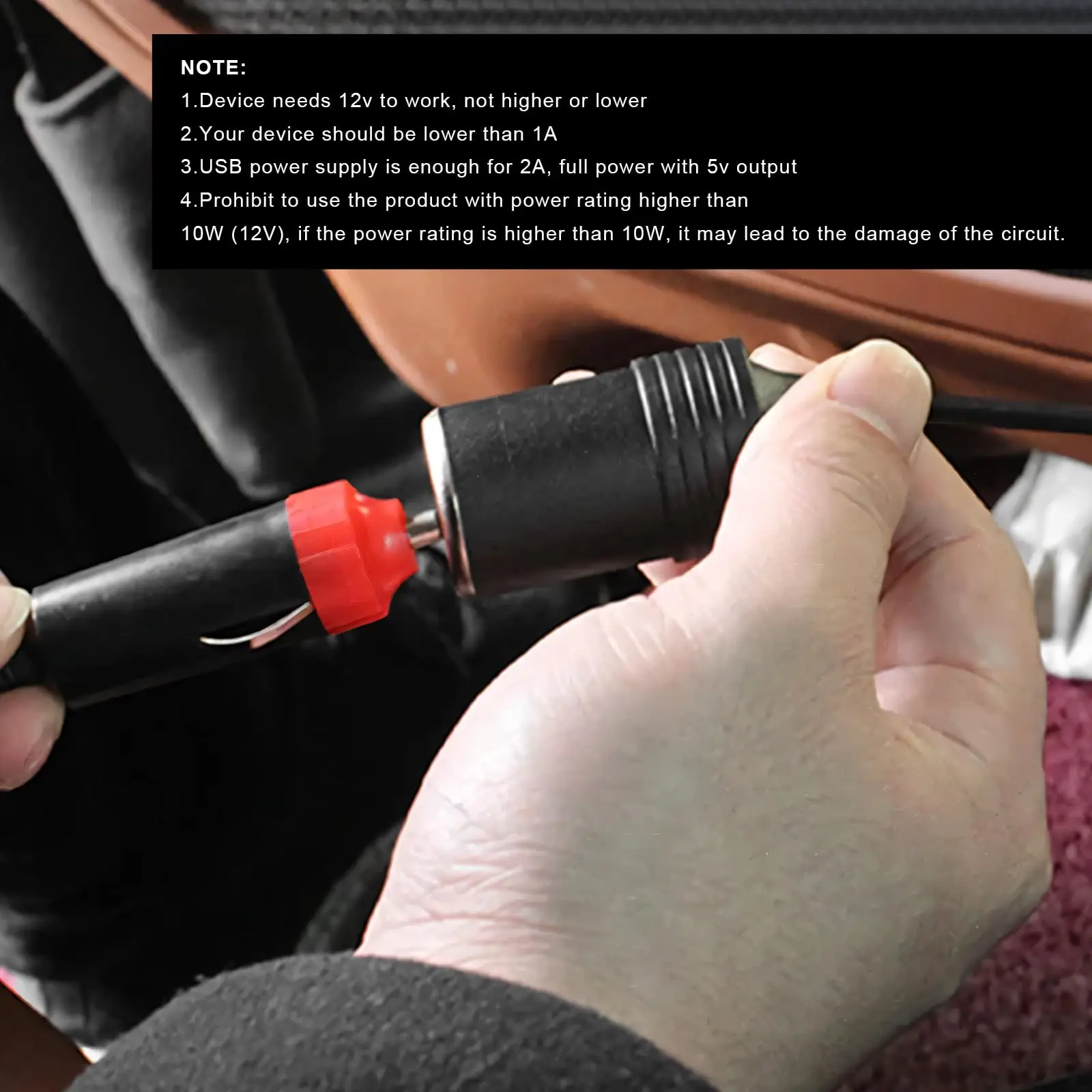5V To 12V Cigarette Lighter So – Accessories For Vaping recenzja i cena