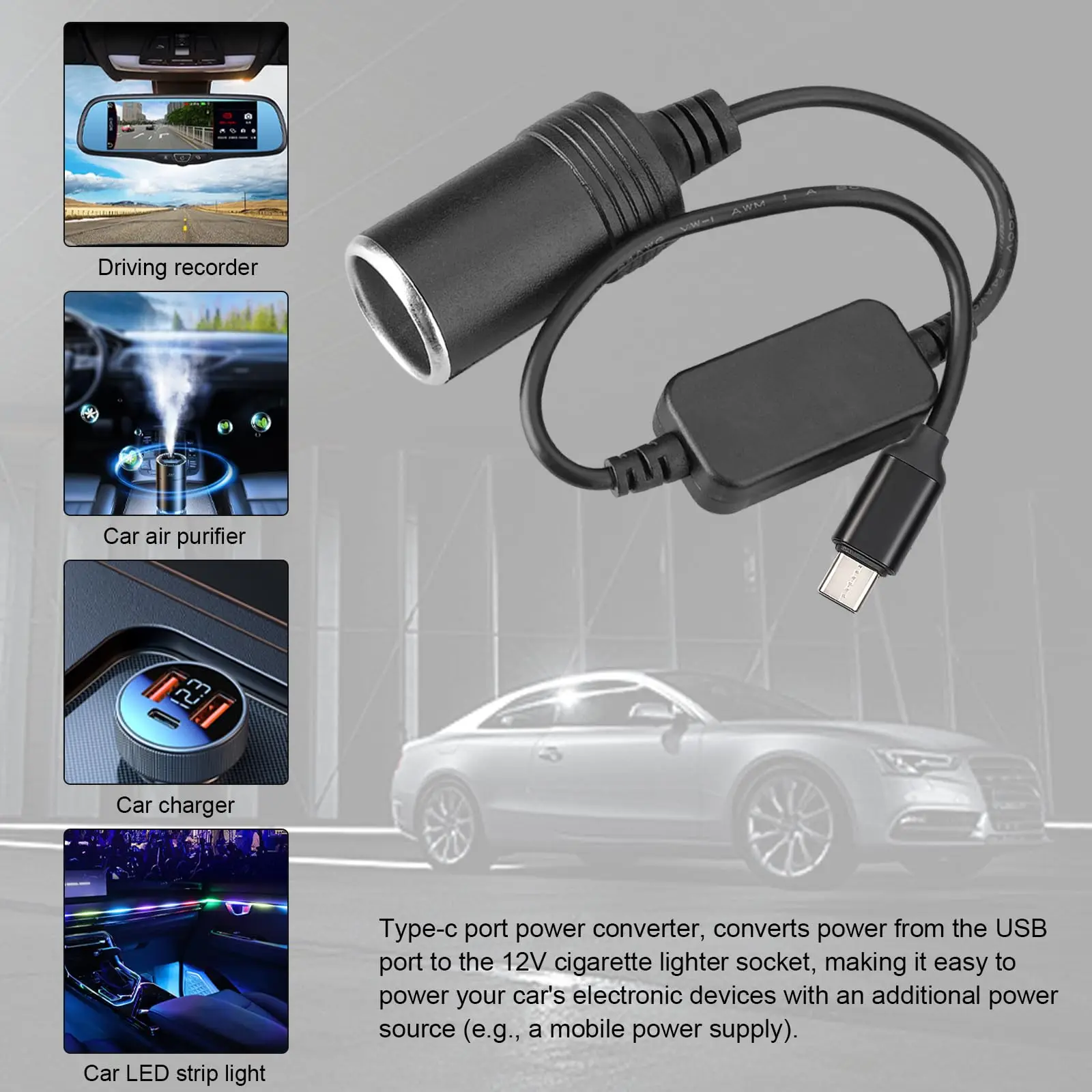 5V To 12V Cigarette Lighter So – Accessories For Vaping recenzja i cena
