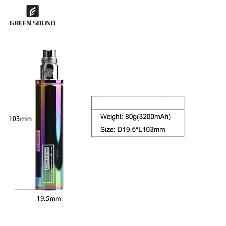 GS Ego 3 III 3200mAh Battery V – Accessories For Vaping recenzja i cena
