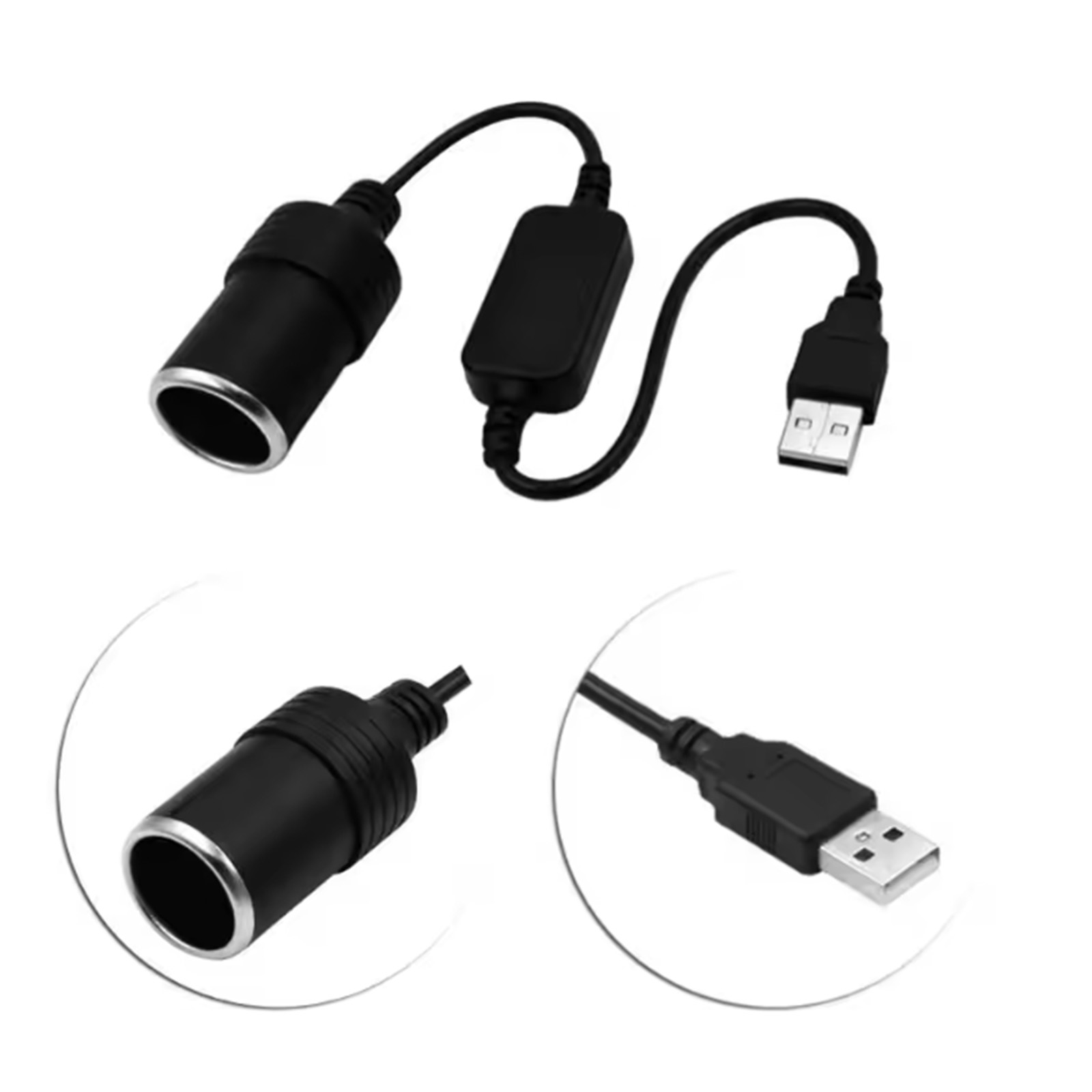 1pc 5V 2A USB To 12V Cigarette – Accessories For Vaping recenzja i cena