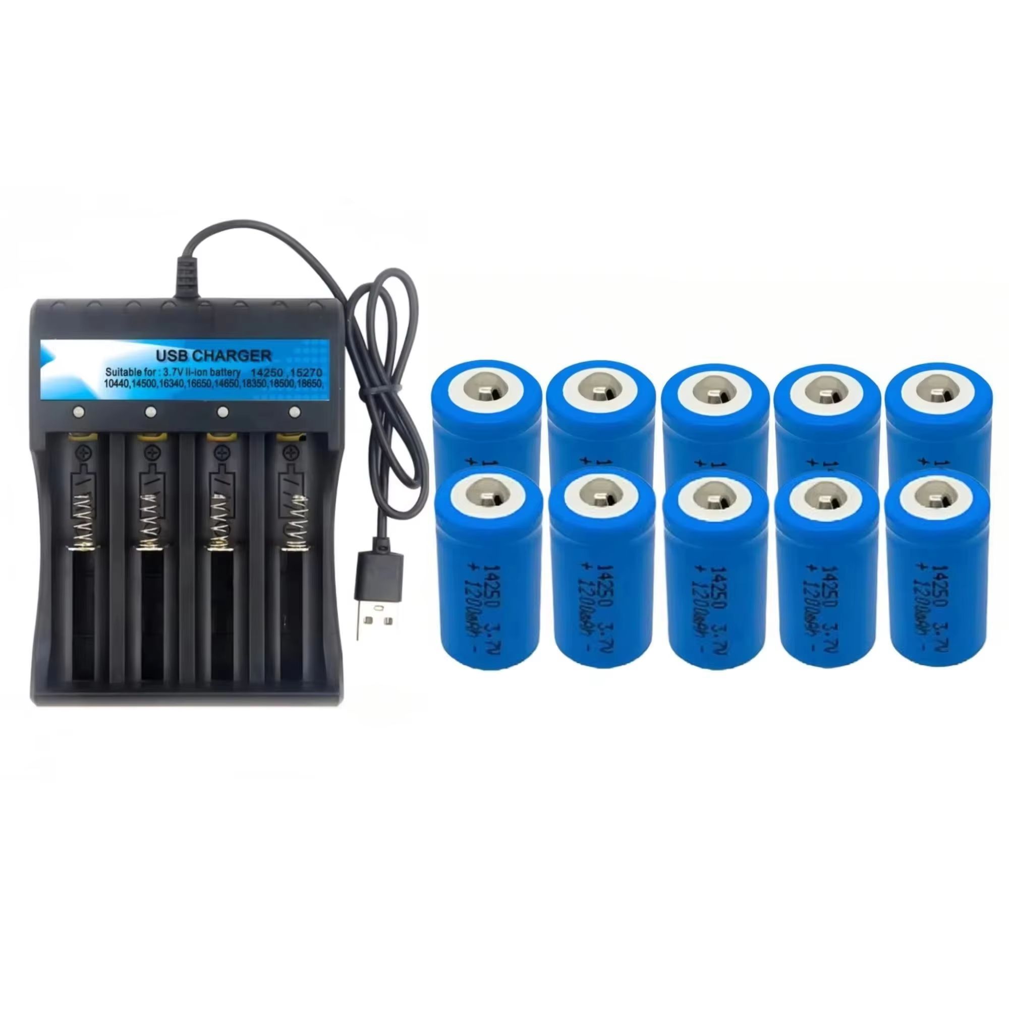 10PCS Quick Charge 14250 3.7V  – Quick Vape recenzja i cena