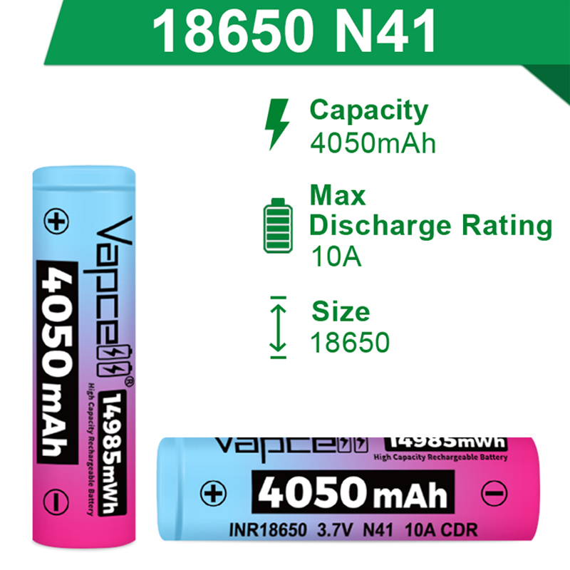 Original Vapcell N41 INR 18650 – Vape Battery 18650 recenzja i cena