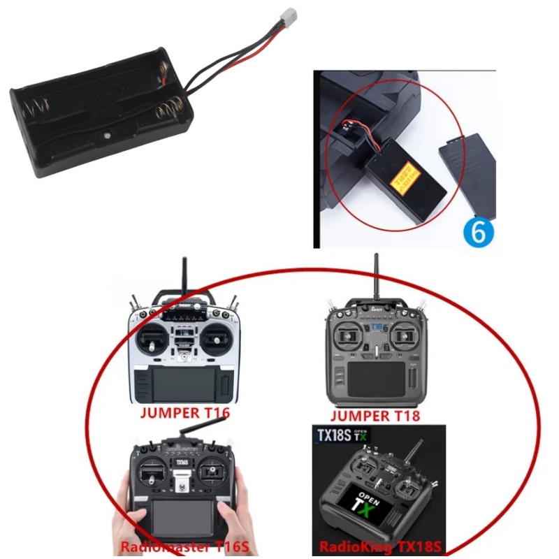 RadioMaster TX16S 2S 18650 Bat – Battery Case Storage recenzja i cena