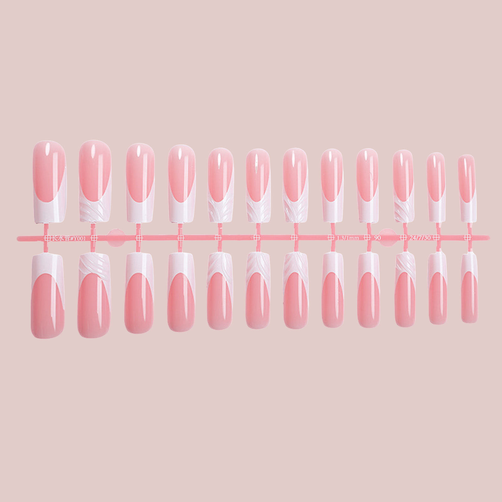 24Pcs Long Square Head Nails S – Drip Tip Resin recenzja i cena