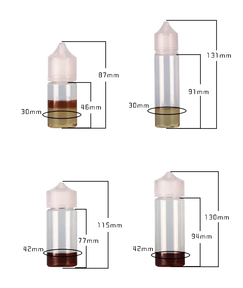 5PCS 30ml-120ml PET Clear Drop – Juice Bottle Dropper recenzja i cena