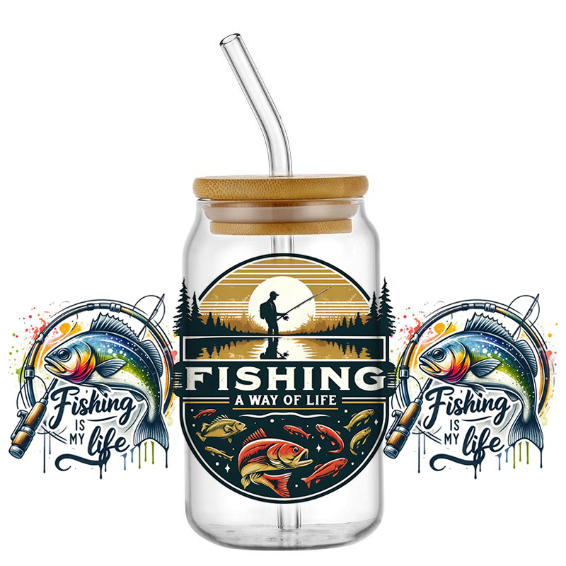 UV DTF Go Fishing Design Trans – Rdta Tank Glass recenzja i cena