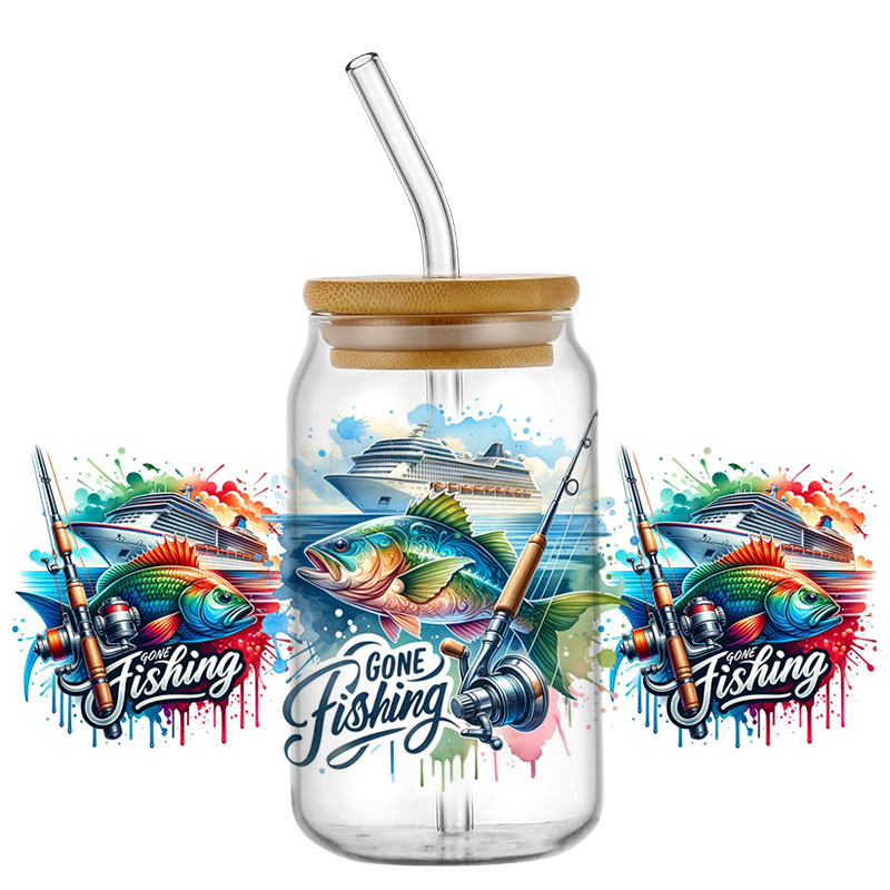 UV DTF Go Fishing Design Trans – Rdta Tank Glass recenzja i cena