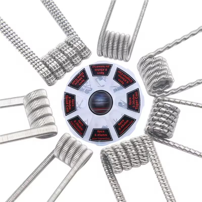 48Pcs/Set Pre Built Coils RTA  – Clapton Wire Pre Built recenzja i cena