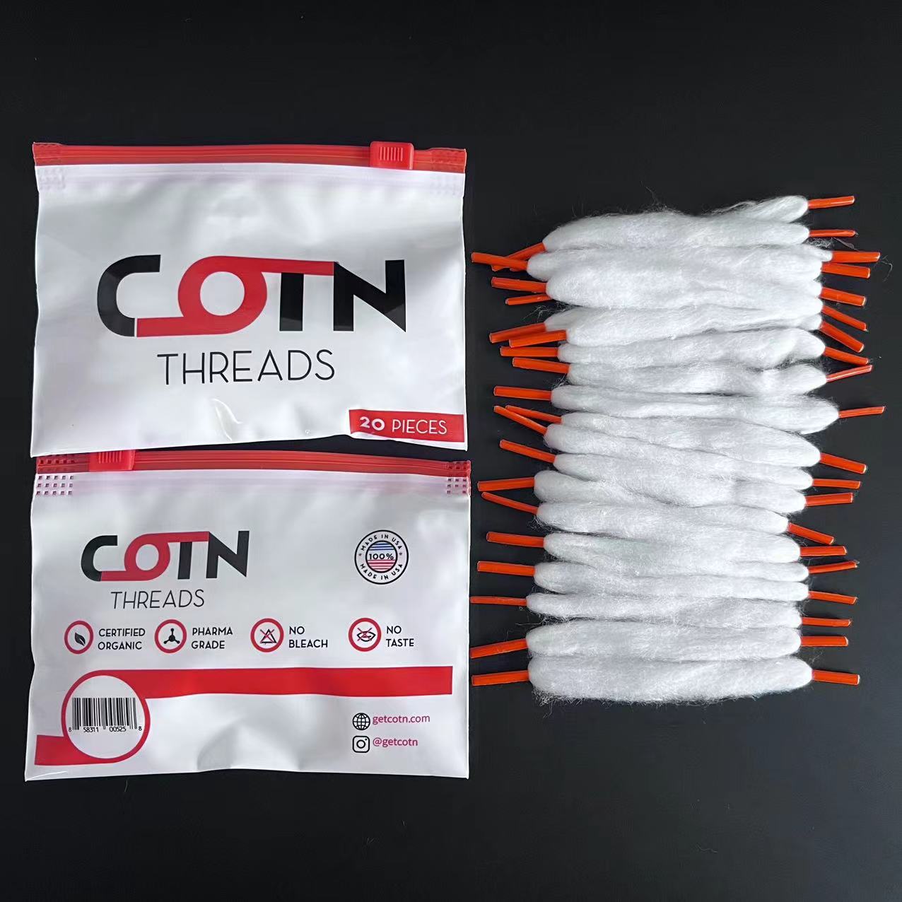 10Bag COTN Wick PreBuilt Organ – Cotton Wick Organic recenzja i cena