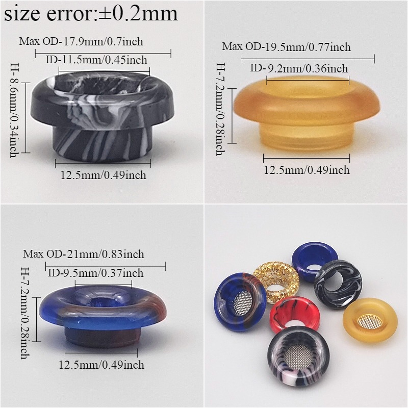 1PC 810 Short-Style Resin Drip – Drip Tip Resin recenzja i cena