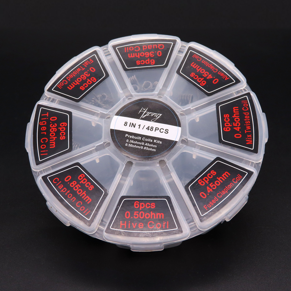 48pcs/set Premade Coils RTA RD – Vaping Area recenzja i cena