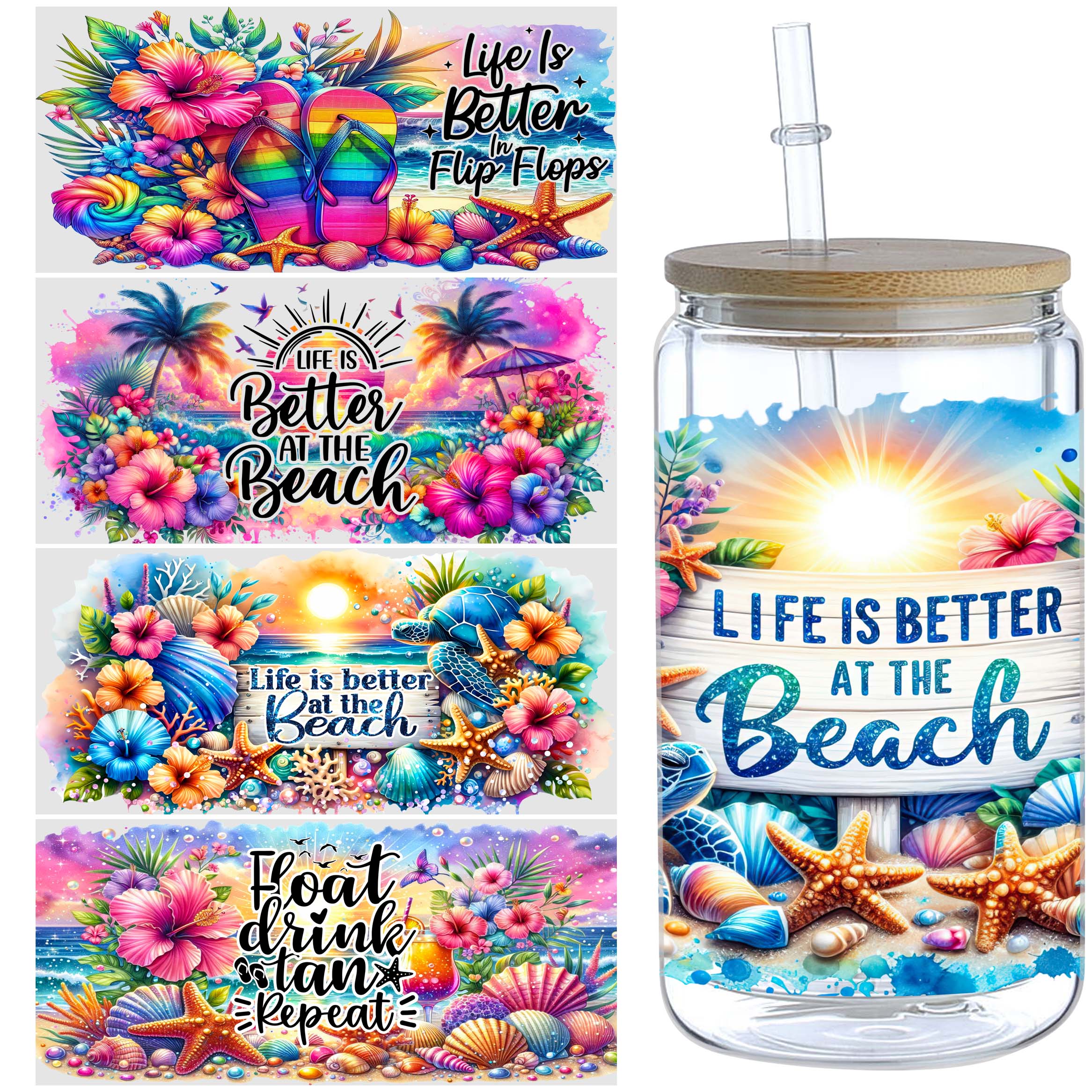 5 Sheets Seaside Beach for 16o – Rdta Tank Glass recenzja i cena