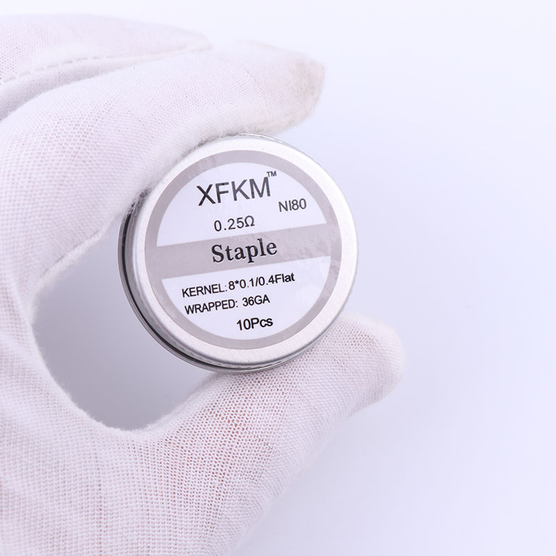 NEW XFKM 10pcs/box NI80 High D – Clapton Wire Pre Built recenzja i cena