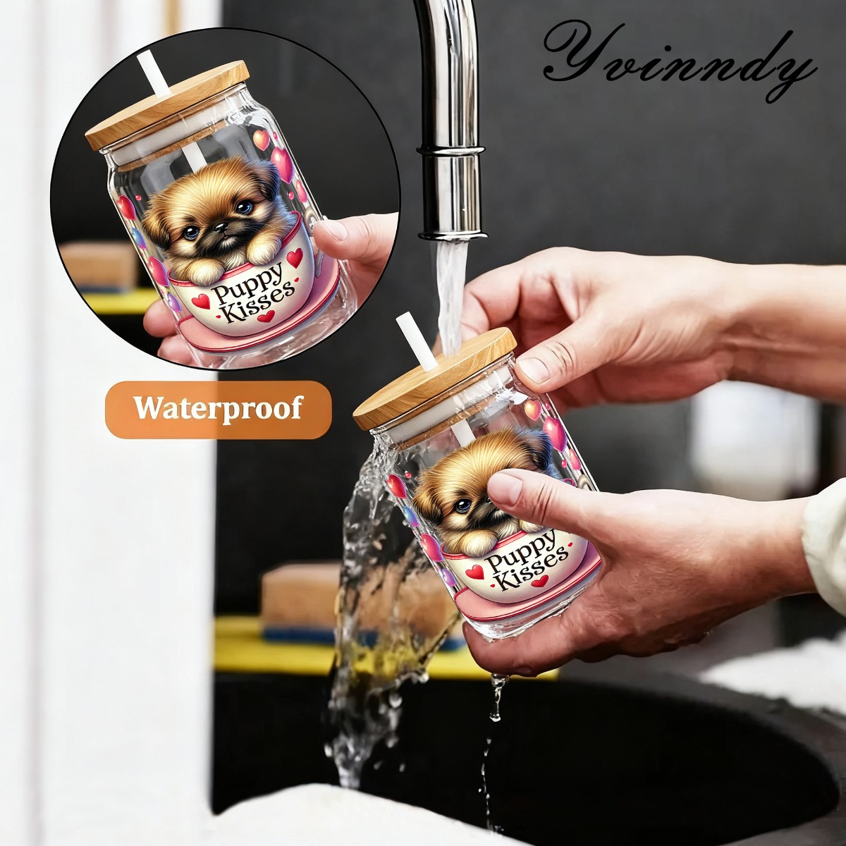 5Pcs/Set Valentines Puppy 16OZ – Rdta Tank Glass recenzja i cena
