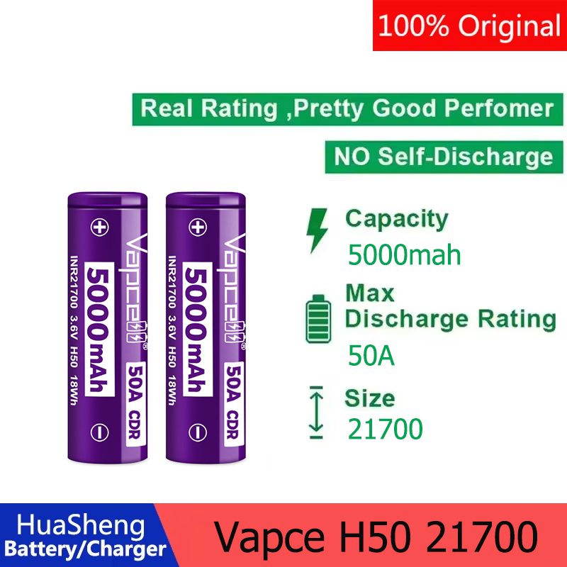 Newest Released Vapcell H50 IN – Vape Battery 18650 recenzja i cena