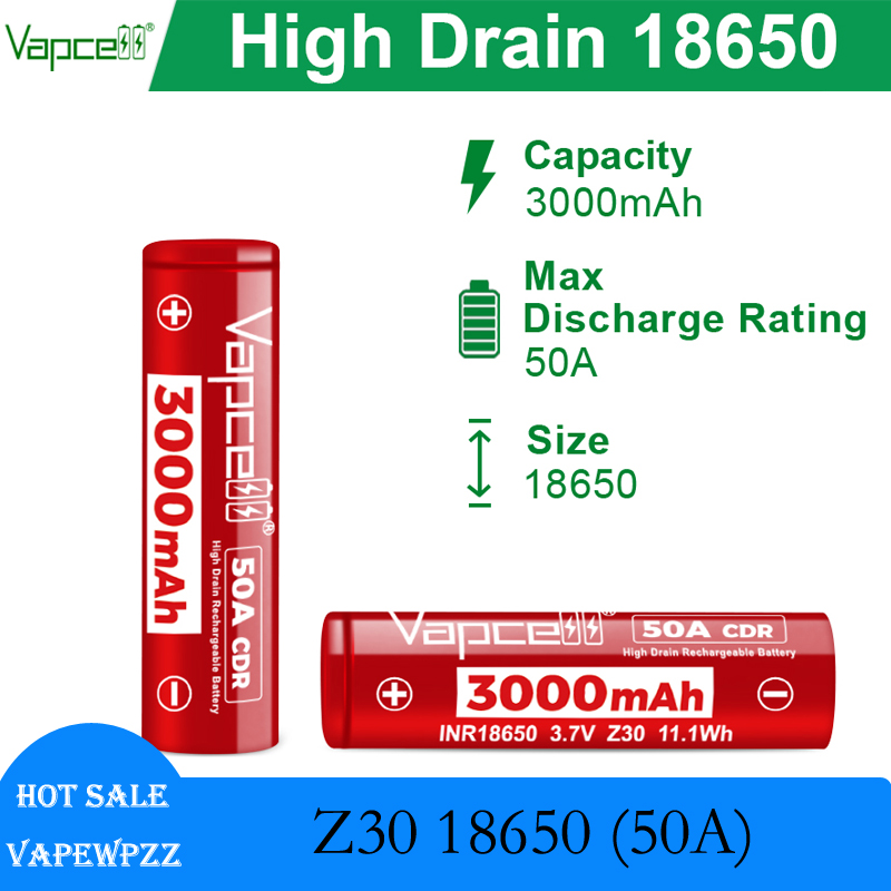 High Drain INR18650 Battery Va – Vape Battery 18650 recenzja i cena