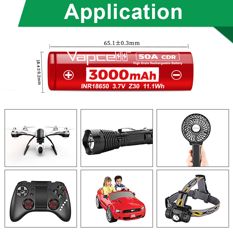 High Drain INR18650 Battery Va – Vape Battery 18650 recenzja i cena