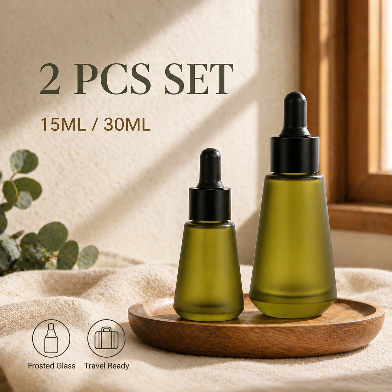 15ml 30ml Frosted Olive Green  – Juice Bottle Dropper recenzja i cena
