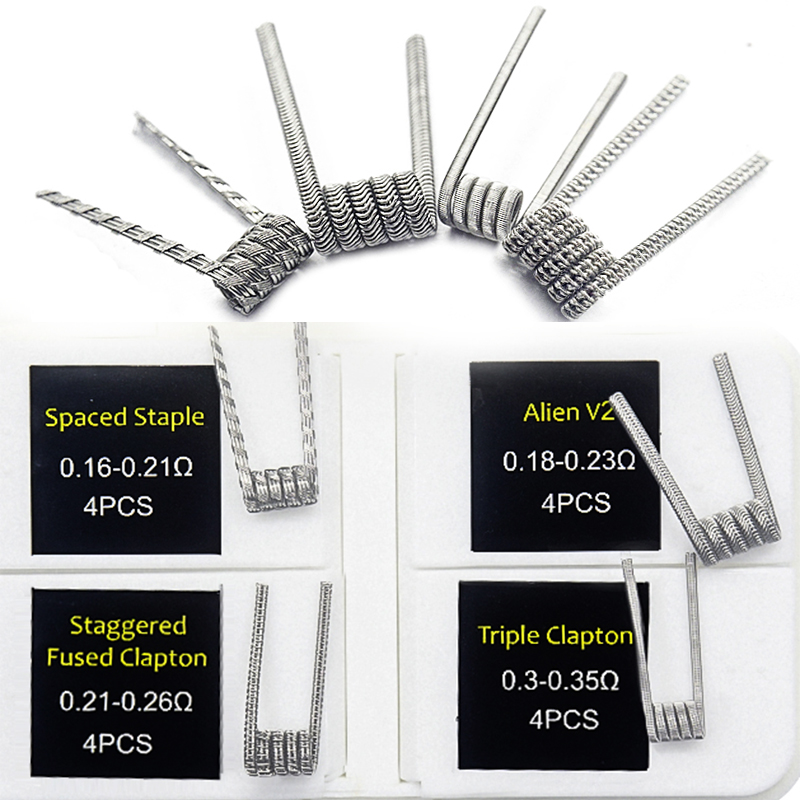 16pcs NI80 Fused Clapton Prebu – Clapton Wire Pre Built recenzja i cena