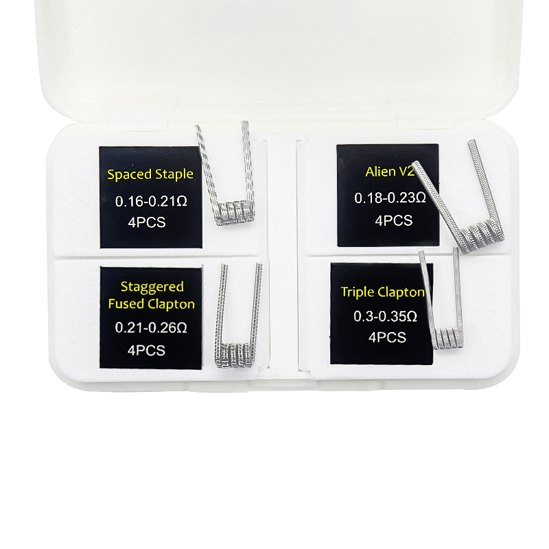 16pcs NI80 Fused Clapton Prebu – Clapton Wire Pre Built recenzja i cena