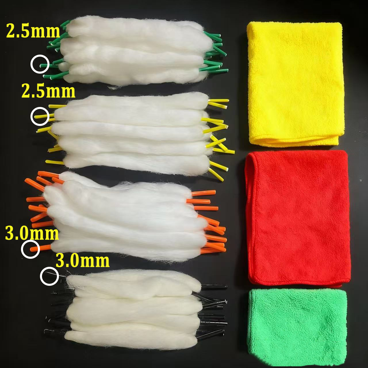 100-10pcs 3.0/2.5mm Colorful P – Cotton Wick Organic recenzja i cena