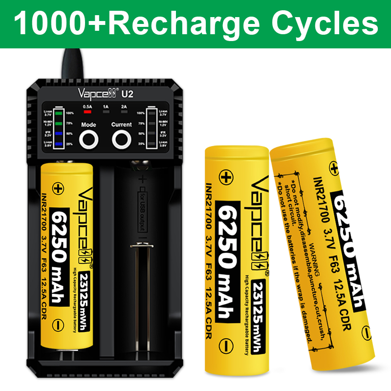 New Vapcell F63 21700 Battery  – Vape Battery 18650 recenzja i cena