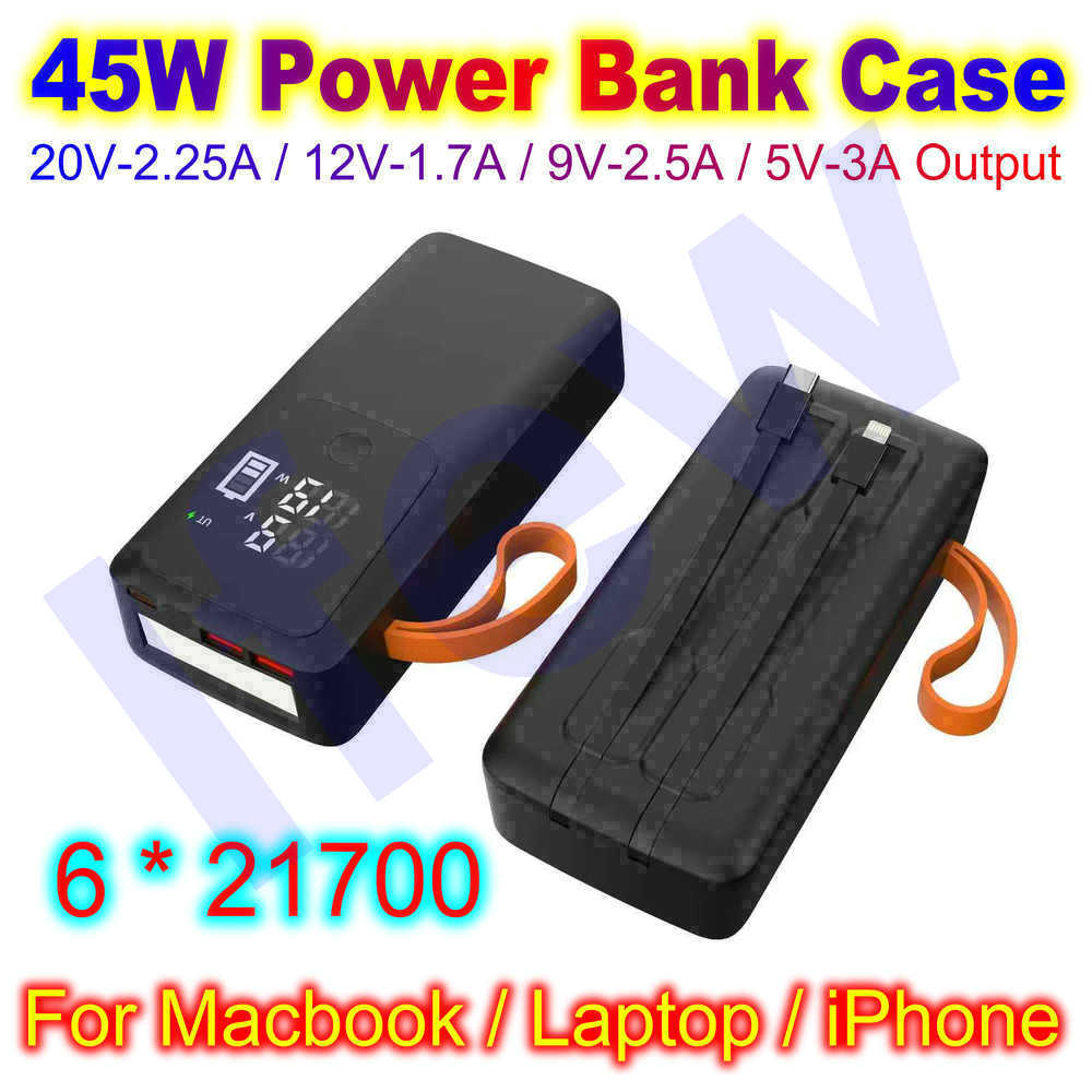45W Power Bank Case For Macboo – Battery Case Storage recenzja i cena