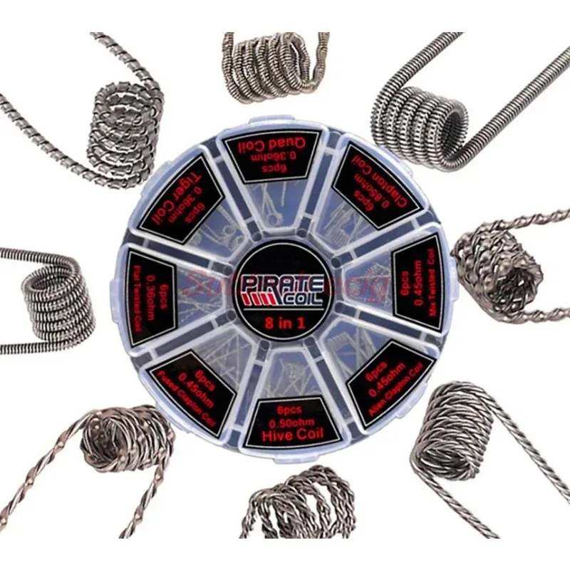Original Pirate Ni80 8 in 1 Pr – Clapton Wire Pre Built recenzja i cena